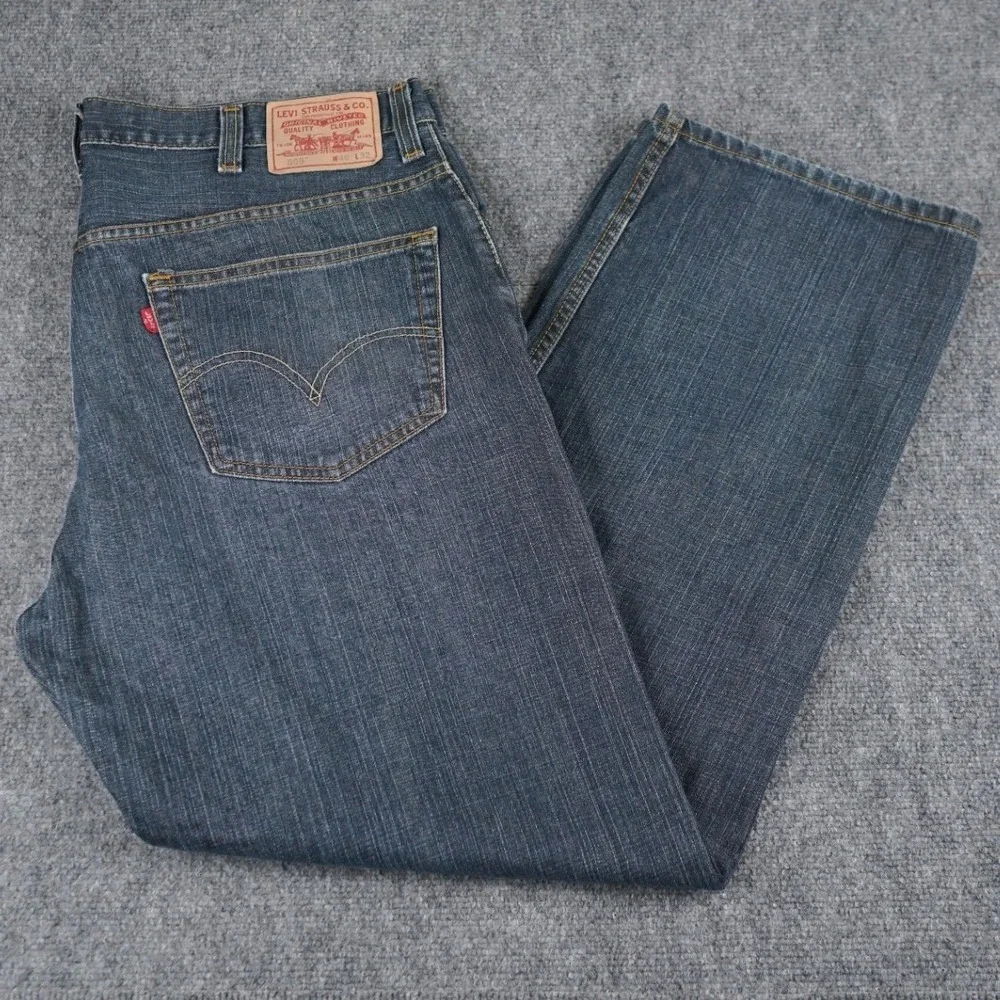 Levi's 559 Relaxed Straight Jeans Mens 40x32 Blue‎ Denim Pants 100% Cotton